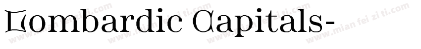 Lombardic Capitals字体转换